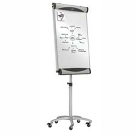 Quartet Quartet QRTEU2000TE Total Erase Mobile Easel- w- 5 Casters- 67in.x77in.H- Platinum QRTEU2000TE